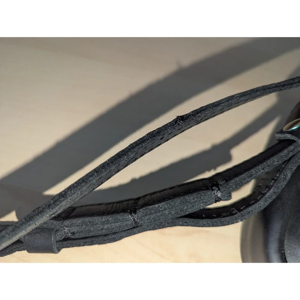 Parker Cay‎ Black Leather Belt Bag